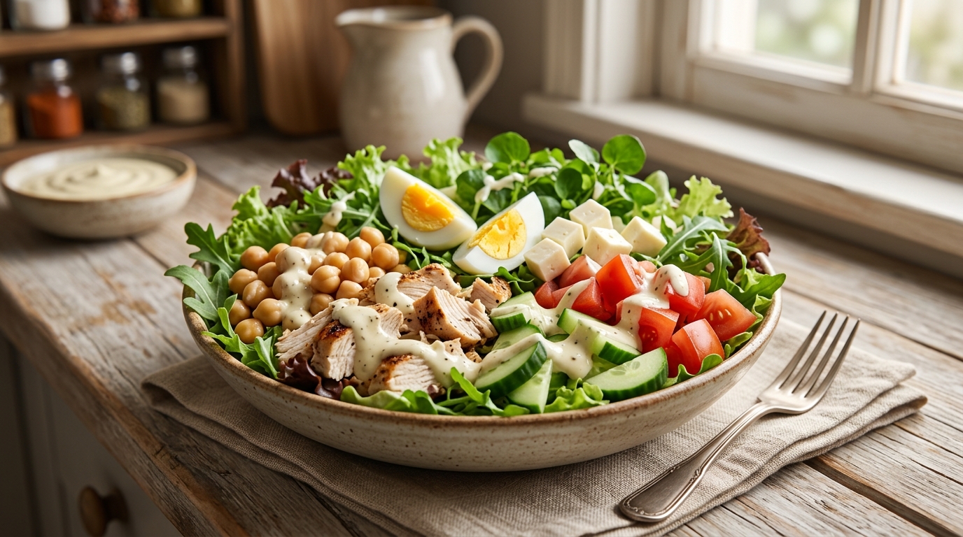 Salada completa que sustenta