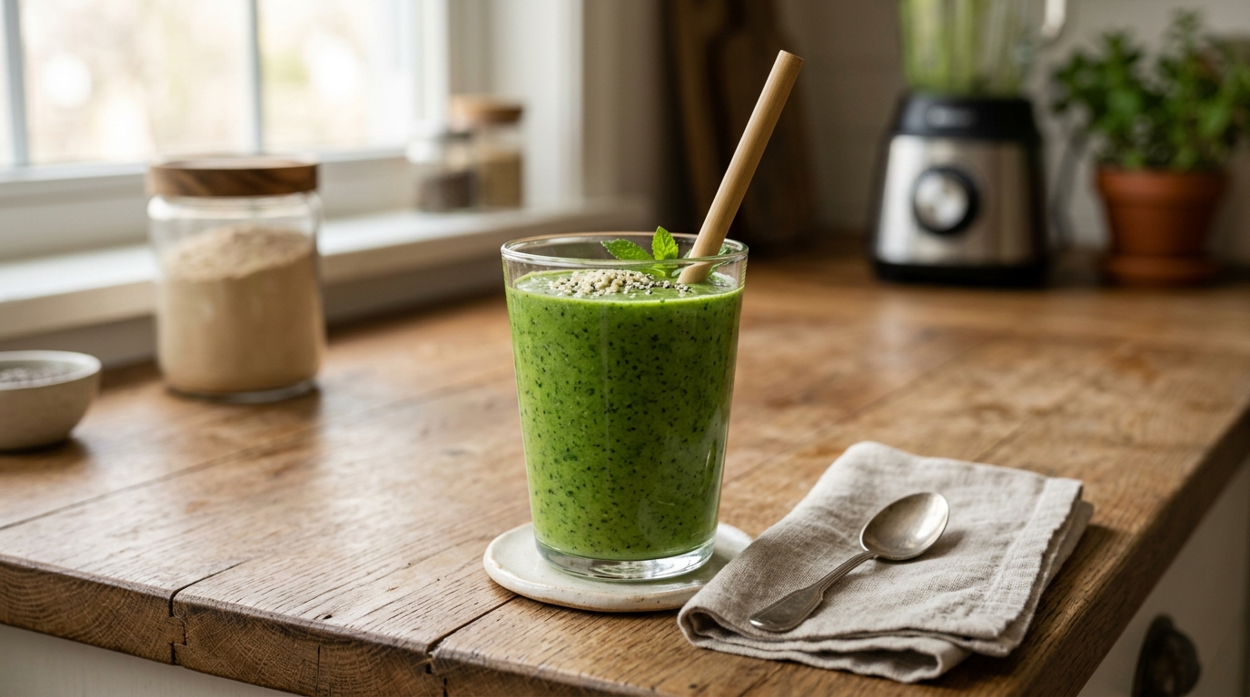 Smoothie verde proteico