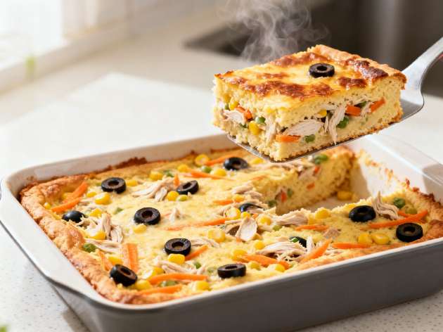 Torta salgada de frango da semana